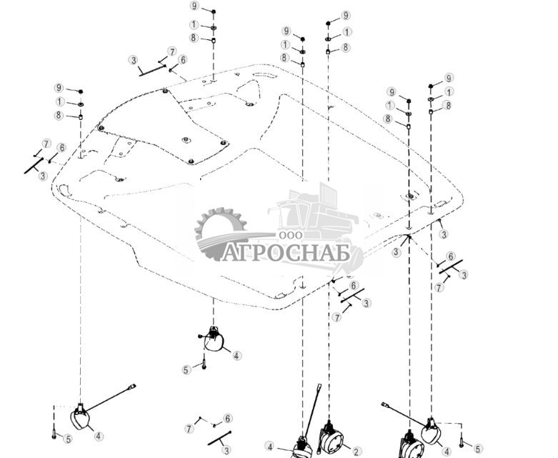 Переднее и заднее освещение в кабине - ST3446 152.jpg